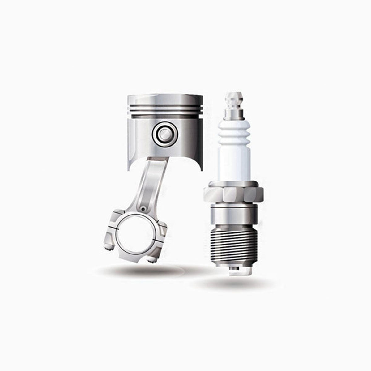 Piston & Spark Plug